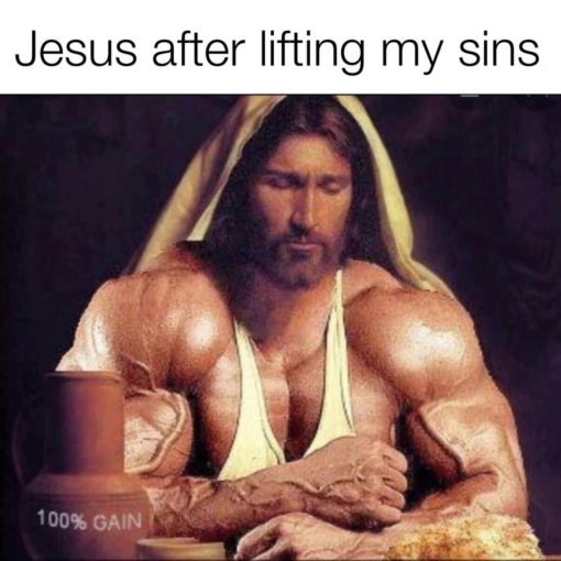 Funny, Religious, Jesus after lifting my sins