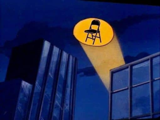 Folding Chair Justice Memes, Funny, The folding chair signal