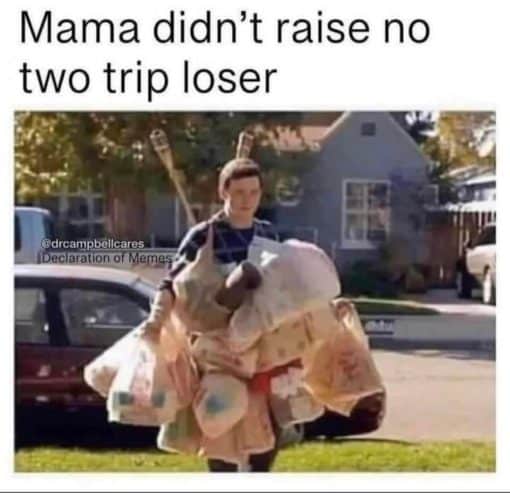 Family Memes, Funniest Memes, Mama didn't raise no two trip looser