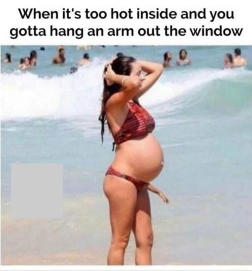 Family Memes, Funniest Memes, Baby hanging arm out mommys vagina