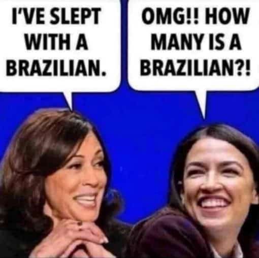 AOC Memes, Funniest Memes, Political Memes, How many is a brazilian?
