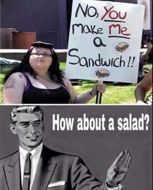 Fat Joke Memes, Funniest Memes NO  YOU make me a Sandwich   How about a
