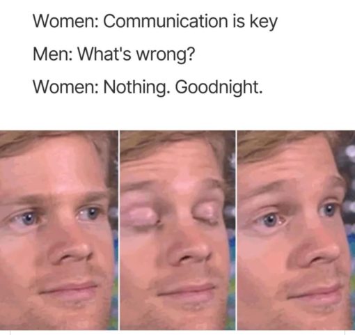 Funniest Memes, Men vs Women, Relationship Memes Women: Communication is key