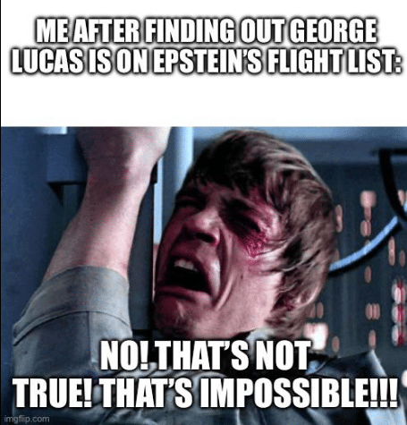 Funniest Memes, Star Wars Memes AFTER FINDING OUT GEORGE LUCAS IS ON EPSTEIN