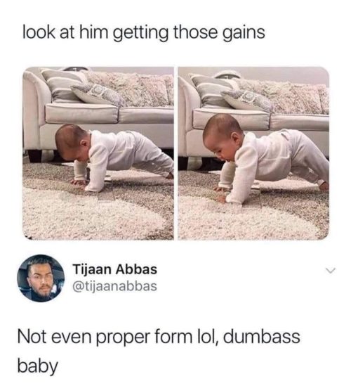 Baby Memes, Body Building Memes, Funniest Memes 