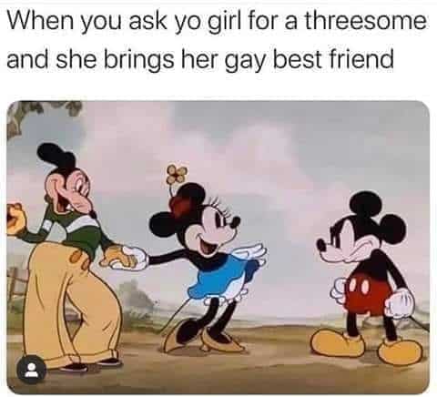 Disney Memes, Funniest Memes, Threesome Memes 