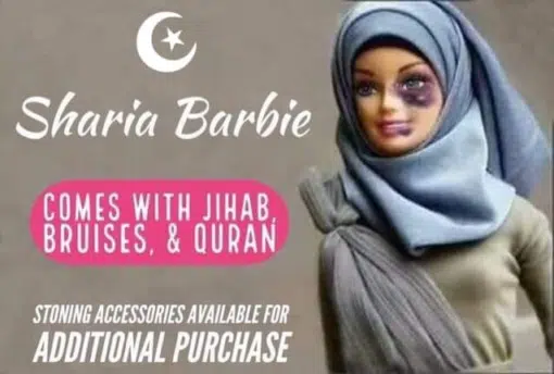 Muslim Memes  Sharia Barbie COMES WITH JIHAB  BRUISES    QUR
