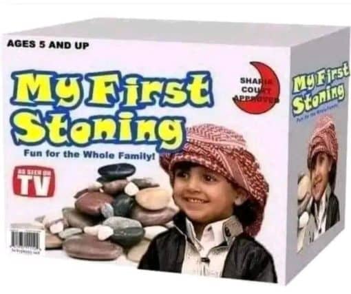 Funniest Memes, Offensive Memes  AGES 5 AND UP   My First Stoning  
