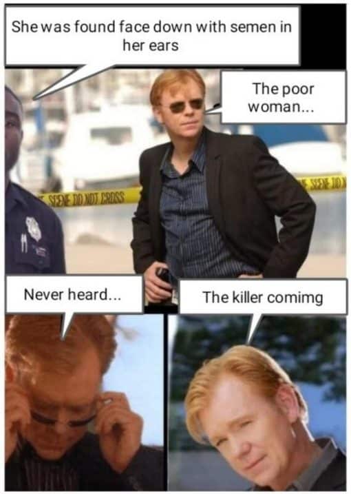 Funniest Memes, Gross Memes, Serial Killer Memes  She was found face down with semen in her ears The
