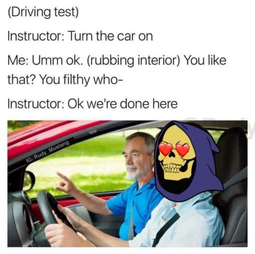 Driving Memes, Funniest Memes, Misunderstanding Memes, Skeletor Memes 