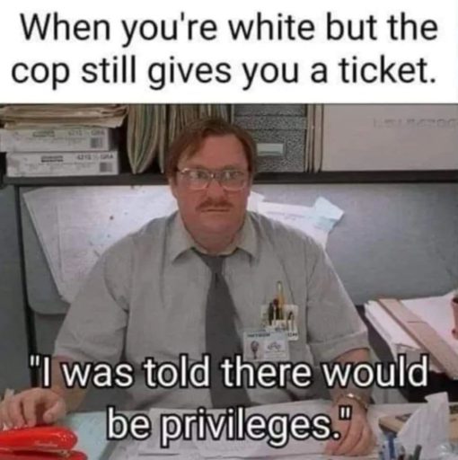 Funniest Memes, Ticket Memes I thought there would be white privilege