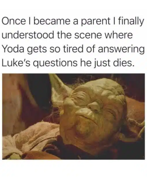 Funniest Memes, Kids vs Parents Memes, Parent Memes, Star Wars Memes, Yoda Memes 