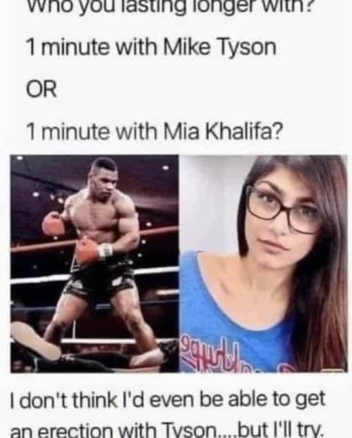 Funniest Memes, Mia Khalifa, Mike Tyson Memes, Misunderstanding Memes 