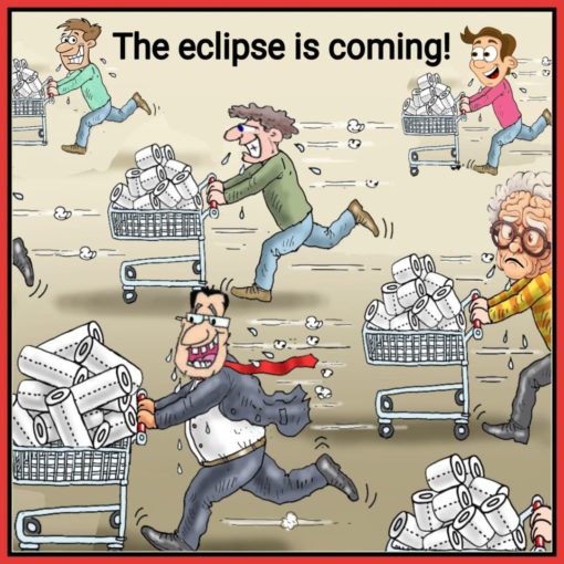 Eclipse Memes, Funniest Memes, Panic Shopping Memes 