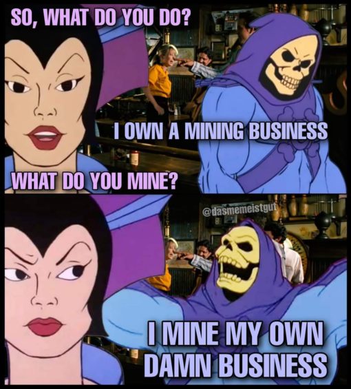 Funniest Memes, Skeletor Memes Minning Business