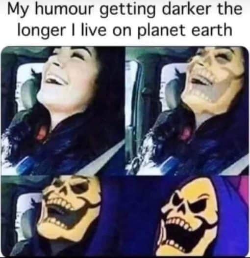 Dark Humor, Funniest Memes, Skeletor Memes 