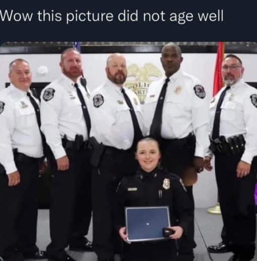 Cop Memes, Funniest Memes, Group Sex Memes  Wow this picture did not age well  