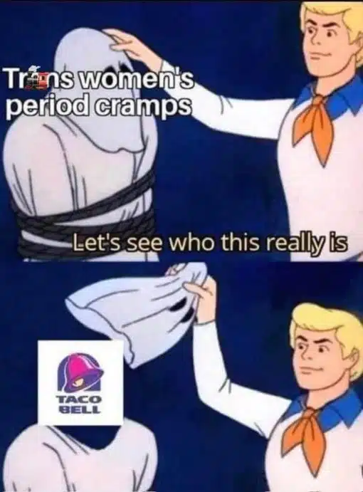 Fast Food Memes, Funniest Memes, Scooby Doo Memes, Taco Bell Memes, Trans Memes 