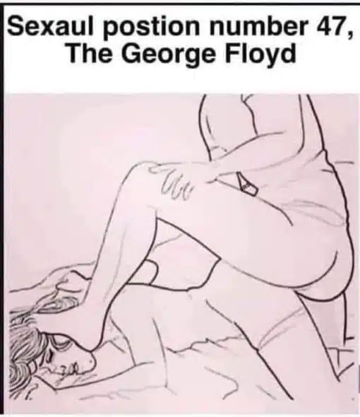 Funniest Memes, Offensive Memes  Sexaul position number 47 The George Floyd 