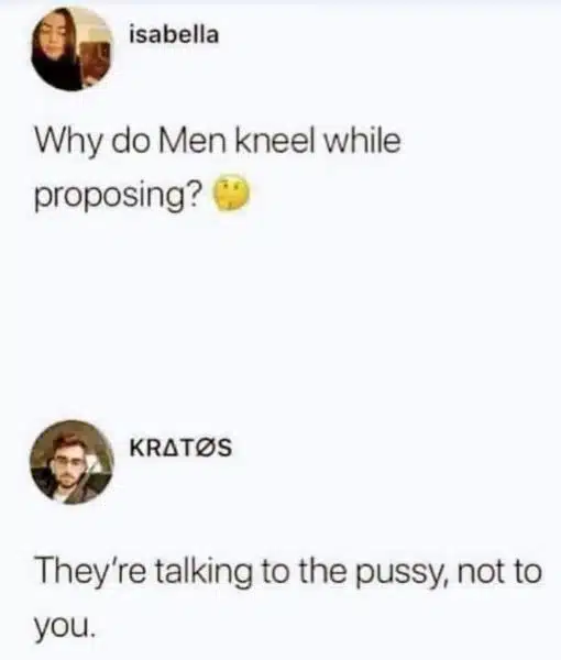 Funniest Memes, Marriage Memes Why do men kneel