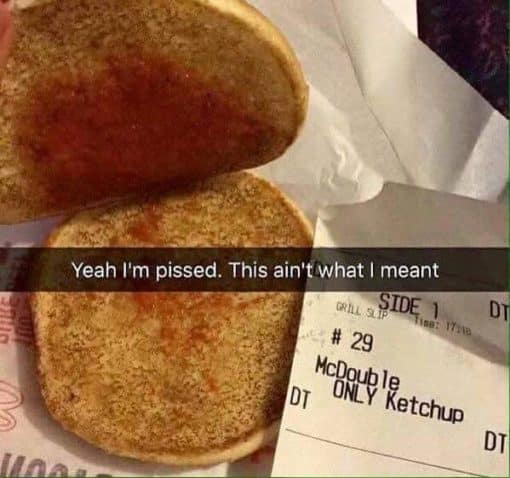 Fast Food Memes, Food Memes, Funniest Memes, Misunderstanding Memes 