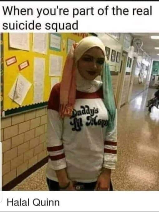 Comic Book Memes, Funniest Memes, Harley Quinn Memes, Muslim Memes the REAL Suicide Squad