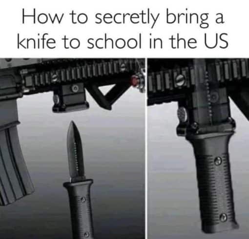 Funniest Memes, Mass Shooting Memes Sneak Knife into US school